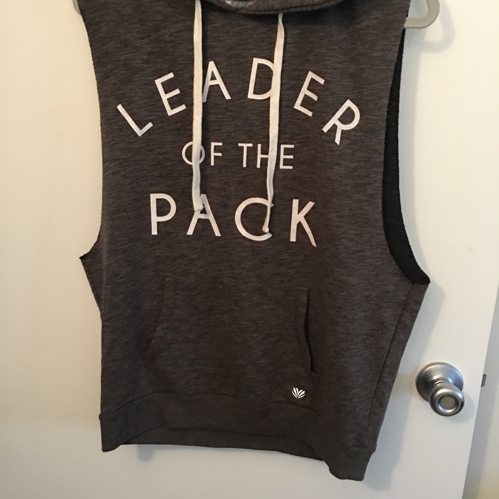 Forever 21 sleeveless hoodie